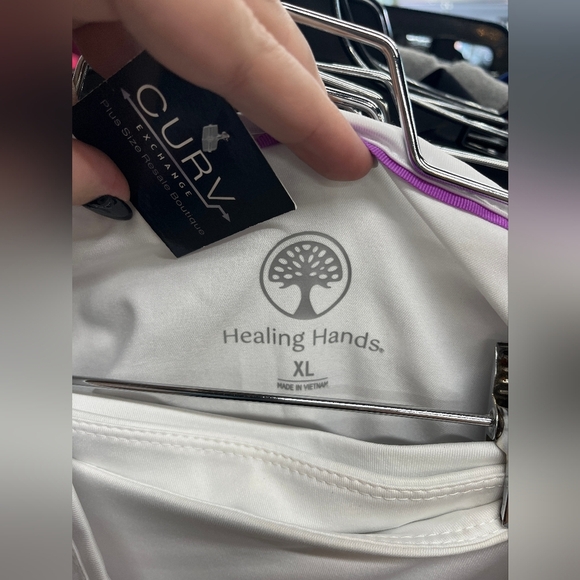 Healing Hands White Jumpsuit - Picture 2 of 4